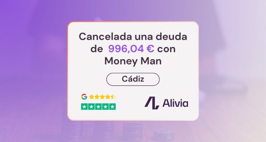 Money Man: 996,04 € de deuda cancelada en Cádiz